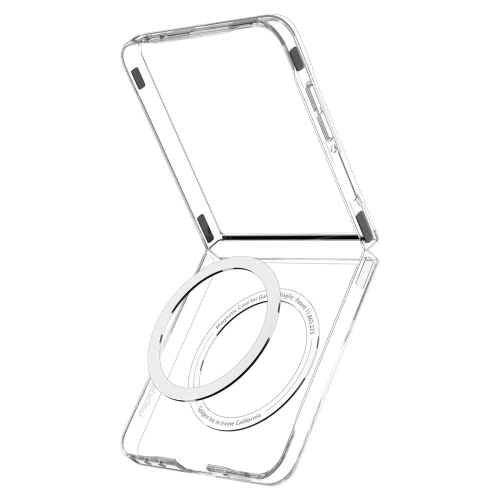 Etui Spigen Airskin Mag MagSafe do Samsung Galaxy Z Flip 7 Crystal Clear/white