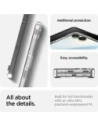 Etui Spigen Airskin Mag MagSafe do Samsung Galaxy Z Flip 7 Crystal Clear/white