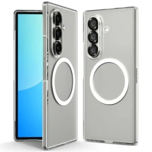Etui Spigen Airskin Mag MagSafe do Samsung Galaxy Z Fold 7 Crystal Clear/white