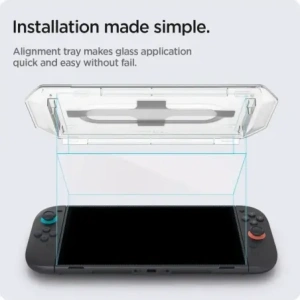 Szkło hartowane Spigen Glas.tr ez Fit do Nintendo Switch 2 Clear [2 PACK]