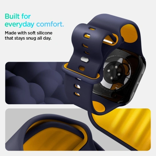 Pasek Spigen Nano Pop do Apple Watch 6 / 7 / 8 / 9 / 10 / SE / Ultra 1 / 2 44/45/46/4mm Blueberry Navy