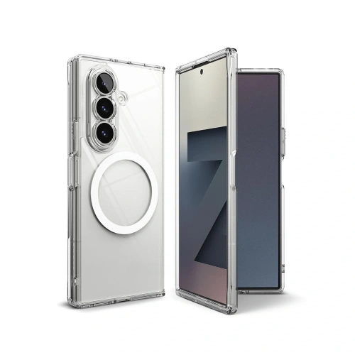 Etui Ringke Fusion Magnetic MagSafe do Samsung Galaxy Z Fold 7 Clear