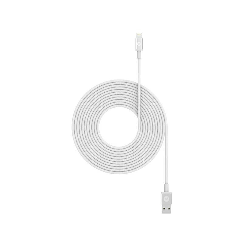 Mophie Distributor - 848467093728 - MPH023WHT - Mophie Lightning - USB-A Cable 3m (white) - B2B homescreen
