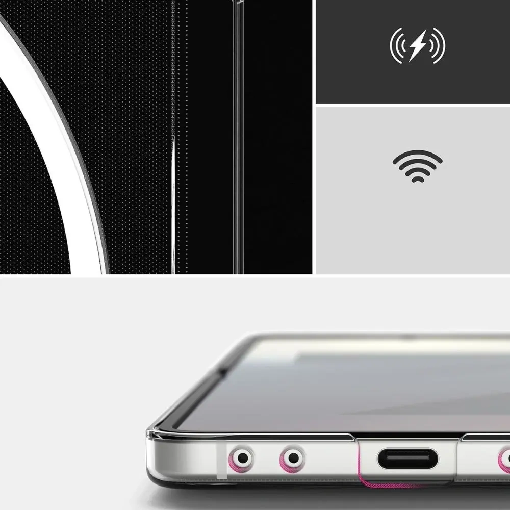 Etui Ringke Slim Magnetic MagSafe do Samsung Galaxy Z Flip 7 Clear