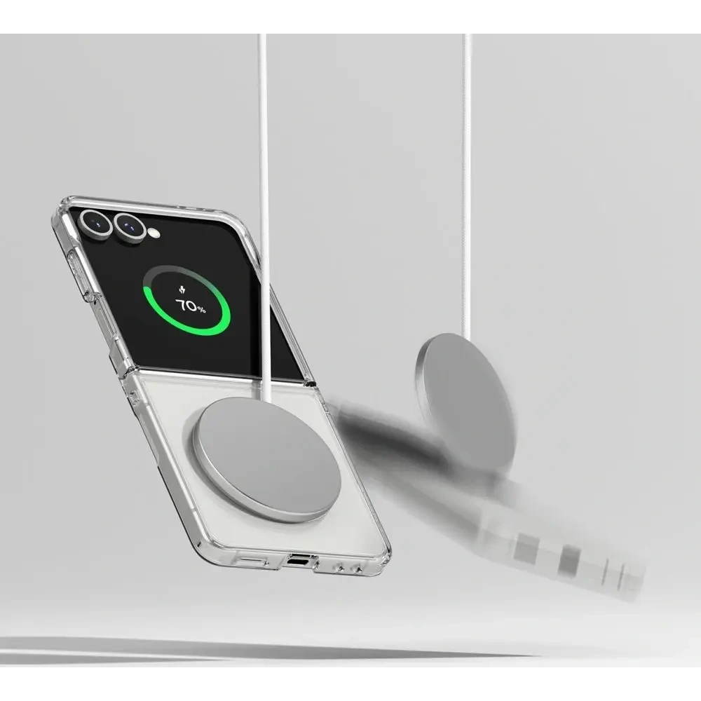 Etui Ringke Fusion Magnetic MagSafe do Samsung Galaxy Z Flip 7 Clear