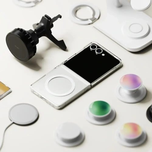 Etui Ringke Fusion Magnetic MagSafe do Samsung Galaxy Z Flip 7 Clear