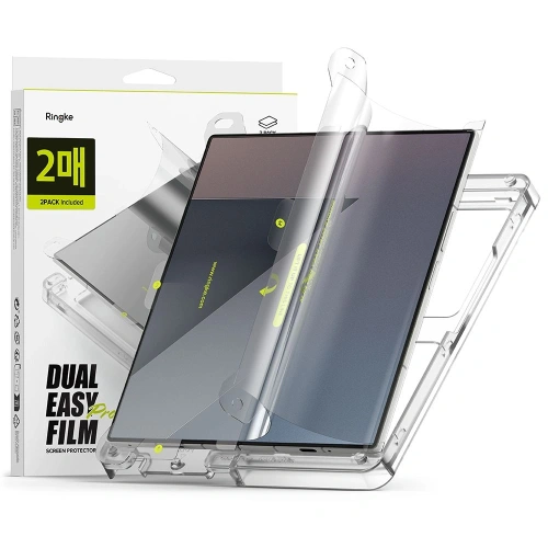 Folia hydrożelowa Ringke Dual Easy Pro do Samsung Galaxy Z Fold 7 Clear [2 PACK]