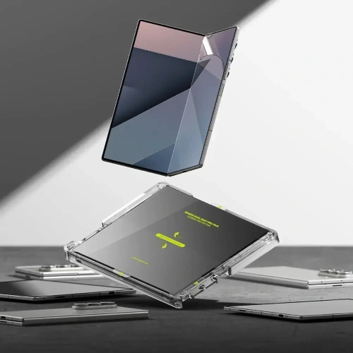 Folia hydrożelowa Ringke Dual Easy Pro do Samsung Galaxy Z Fold 7 Clear [2 PACK]