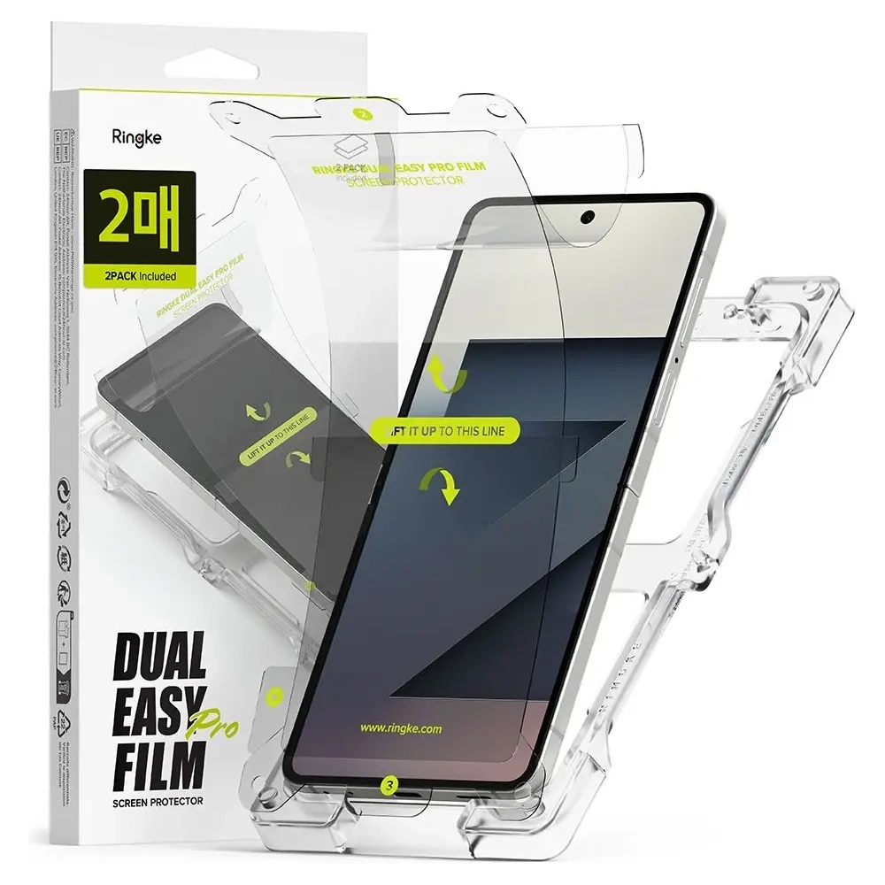 Folia hydrożelowa Ringke Dual Easy Pro do Samsung Galaxy Z Flip 7 Clear [2 PACK]