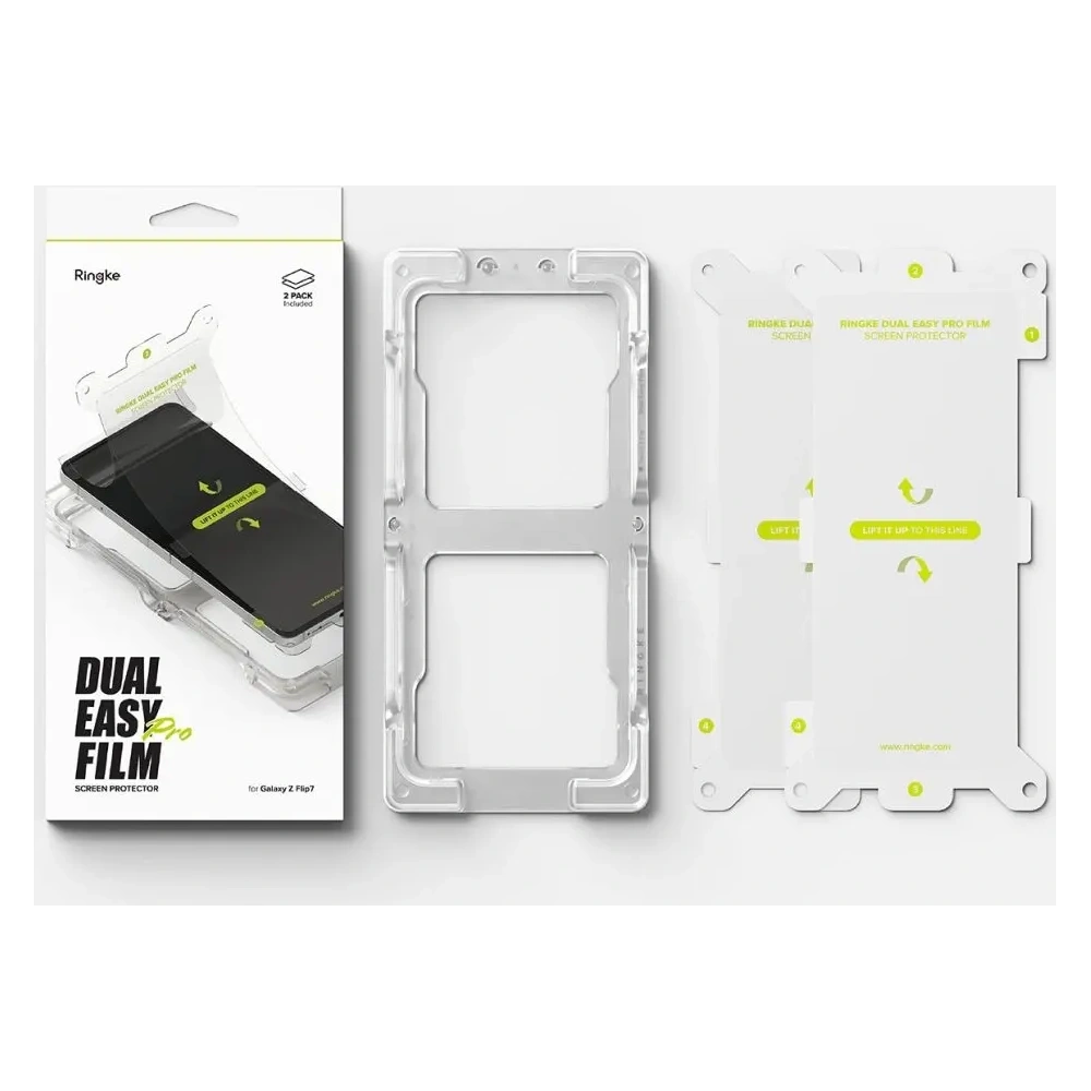 Folia hydrożelowa Ringke Dual Easy Pro do Samsung Galaxy Z Flip 7 Clear [2 PACK]