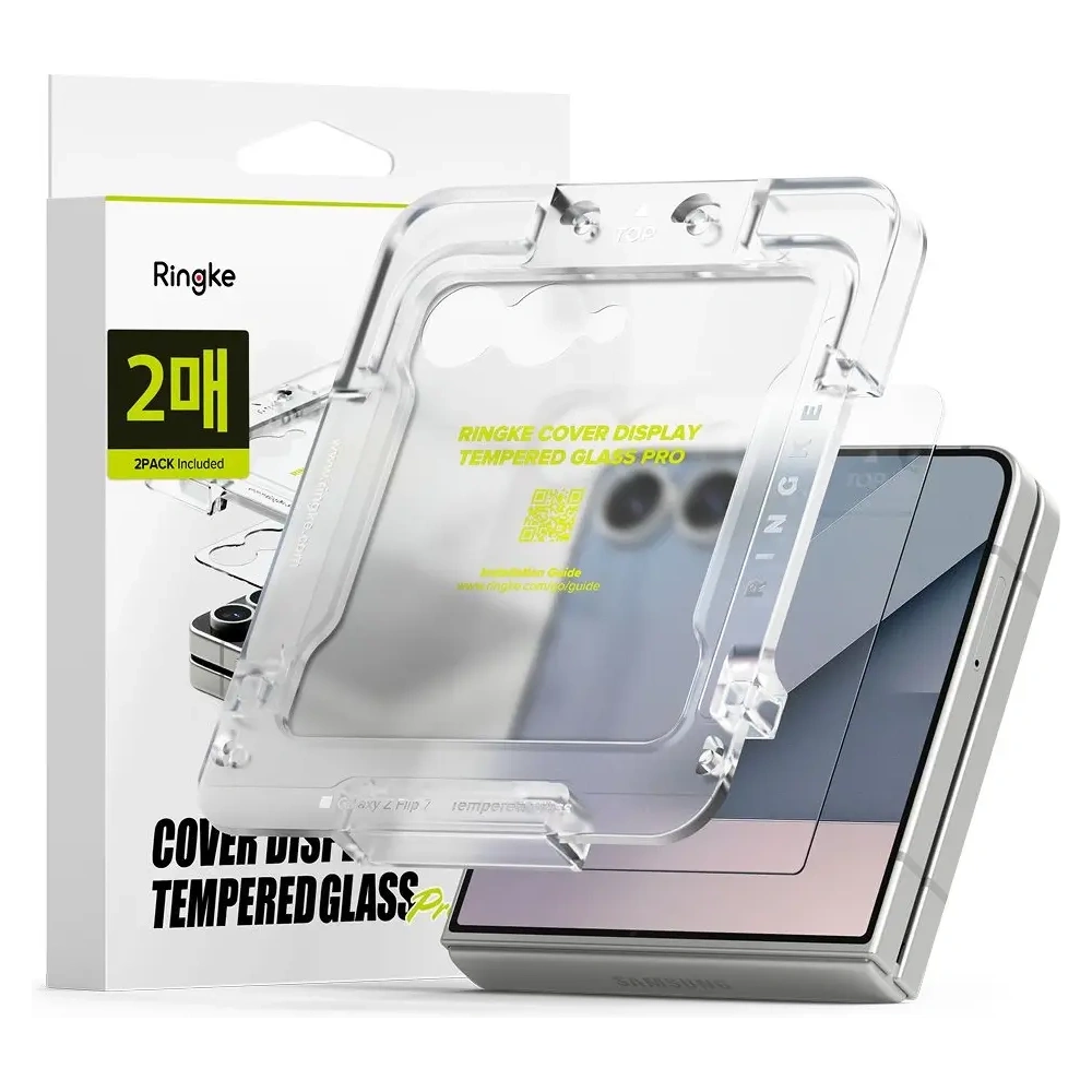 Szkło hartowane Ringke Cover Display Pro do Samsung Galaxy Z Flip 7 Clear [2 PACK]