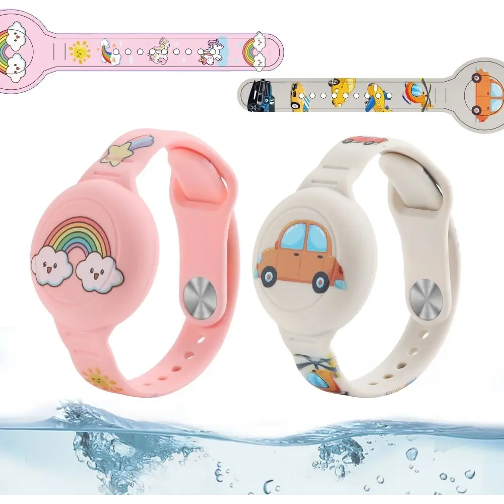 Pasek Tech-Protect Smooth For Kids do Apple AirTag 1 / 2 Colorful [2 PACK]