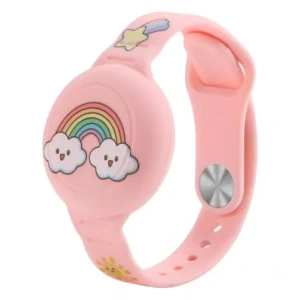 Pasek Tech-Protect Smooth For Kids do Apple AirTag 1 / 2 Colorful [2 PACK]