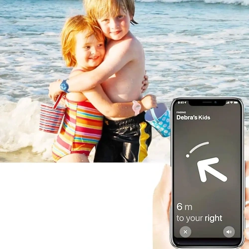 Pasek Tech-Protect Smooth For Kids do Apple AirTag 1 / 2 Colorful [2 PACK]