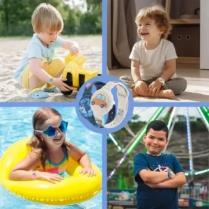 Pasek Tech-Protect Smooth For Kids do Apple AirTag 1 / 2 Colorful [2 PACK]
