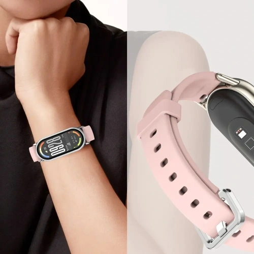 Pasek Tech-Protect IconBand Classic do Xiaomi Smart Band 8 / 9 / 10 / NFC Baby Pink