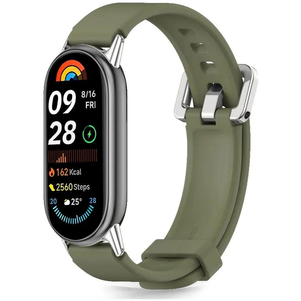 Pasek Tech-Protect IconBand Classic do Xiaomi Smart Band 8 / 9 / 10 / NFC Army Green