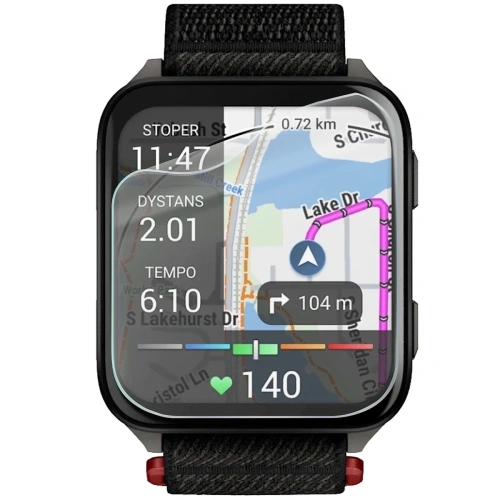 Folia hydrożelowa na ekran Bizon Glass Watch Hydrogel do Garmin Venu X1 [2 PACK]