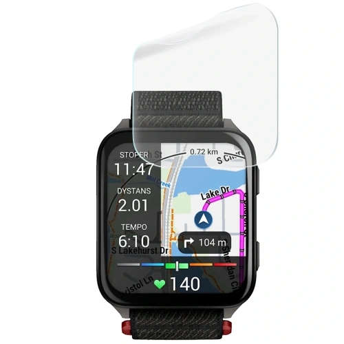 Folia hydrożelowa na ekran Bizon Glass Watch Hydrogel do Garmin Venu X1 [2 PACK]