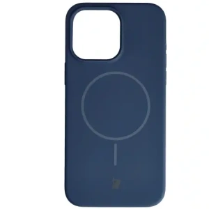 Silikonowe etui z pierścieniem magnetycznym Bizon Soft Case Magnetic do Apple iPhone 14 Pro Max granatowe