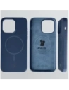 Silikonowe etui z pierścieniem magnetycznym Bizon Soft Case Magnetic do Apple iPhone 14 Pro Max granatowe
