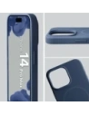 Silikonowe etui z pierścieniem magnetycznym Bizon Soft Case Magnetic do Apple iPhone 14 Pro Max granatowe