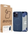 Silikonowe etui z pierścieniem magnetycznym Bizon Soft Case Magnetic do Apple iPhone 14 Pro Max granatowe