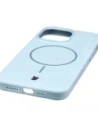 Silikonowe etui z pierścieniem magnetycznym Bizon Soft Case Magnetic do Apple iPhone 14 Pro Max błękitne
