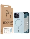 Silikonowe etui z pierścieniem magnetycznym Bizon Soft Case Magnetic do Apple iPhone 14 Pro Max błękitne