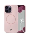 Silikonowe etui z pierścieniem magnetycznym Bizon Soft Case Magnetic do Apple iPhone 14 Pro Max jasnoróżowe