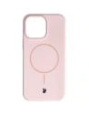 Silikonowe etui z pierścieniem magnetycznym Bizon Soft Case Magnetic do Apple iPhone 14 Pro Max jasnoróżowe