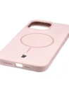 Silikonowe etui z pierścieniem magnetycznym Bizon Soft Case Magnetic do Apple iPhone 14 Pro Max jasnoróżowe
