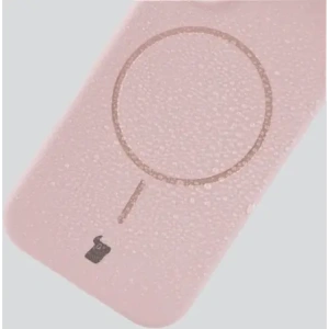 Silikonowe etui z pierścieniem magnetycznym Bizon Soft Case Magnetic do Apple iPhone 14 Pro Max jasnoróżowe