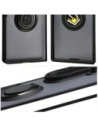 Etui z uchwytem na palec Bizon Case Hybrid Ring do Samsung Galaxy Z Fold7 przydymione z czarną ramką