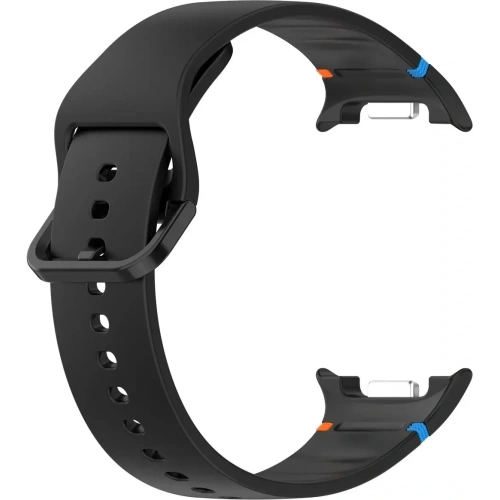 Silikonowy pasek Bizon Strap Watch Silicone G do Samsung Galaxy Watch 8 / 8 Classic czarny