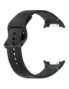 Silikonowy pasek Bizon Strap Watch Silicone G do Samsung Galaxy Watch 8 / 8 Classic czarny