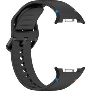 Silikonowy pasek Bizon Strap Watch Silicone G do Samsung Galaxy Watch 8 / 8 Classic czarny