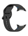 Silikonowy pasek Bizon Strap Watch Silicone G do Samsung Galaxy Watch 8 / 8 Classic czarny