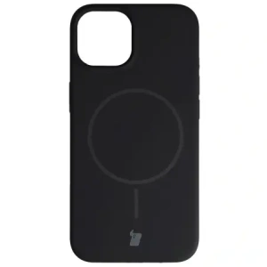 Silikonowe etui z pierścieniem magnetycznym Bizon Soft Case Magnetic do Apple iPhone 14 czarne