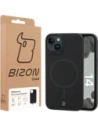 Silikonowe etui z pierścieniem magnetycznym Bizon Soft Case Magnetic do Apple iPhone 14 czarne