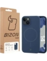 Silikonowe etui z pierścieniem magnetycznym Bizon Soft Case Magnetic do Apple iPhone 14 granatowe