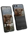Pancerne etui Bizon Case Tur do Samsung Galaxy Z Flip7 czarne