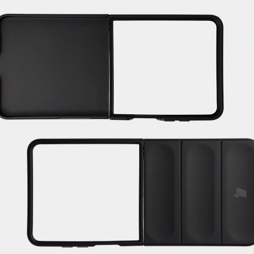 Pancerne etui Bizon Case Tur do Samsung Galaxy Z Flip7 czarne