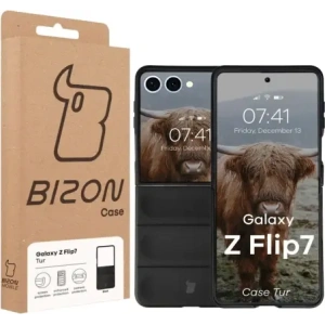 Pancerne etui Bizon Case Tur do Samsung Galaxy Z Flip7 czarne