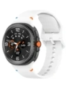 Silikonowy pasek Bizon Strap Watch Silicone G do Samsung Galaxy Watch 8 / 8 Classic biały