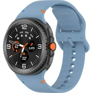 Silikonowy pasek Bizon Strap Watch Silicone G do Samsung Galaxy Watch 8 / 8 Classic niebieski