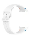 Silikonowy pasek Bizon Strap Watch Silicone G do Samsung Galaxy Watch 8 / 8 Classic biały