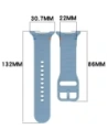 Silikonowy pasek Bizon Strap Watch Silicone G do Samsung Galaxy Watch 8 / 8 Classic niebieski