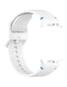 Silikonowy pasek Bizon Strap Watch Silicone G do Samsung Galaxy Watch 8 / 8 Classic biały