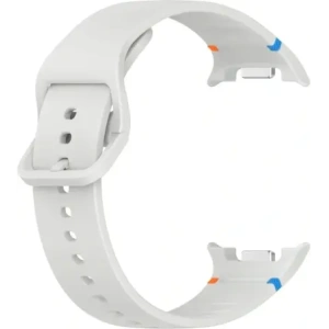 Silikonowy pasek Bizon Strap Watch Silicone G do Samsung Galaxy Watch 8 / 8 Classic jasnoszary